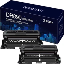 (High Yield) 2 Pack Compatible DR890 DR-890 DR 890 Drum Unit Replacement for ...