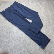 Nike Golf Pants Men 38 x 32 Blue Flat Front Stretch Flex Core Standard AJ5489