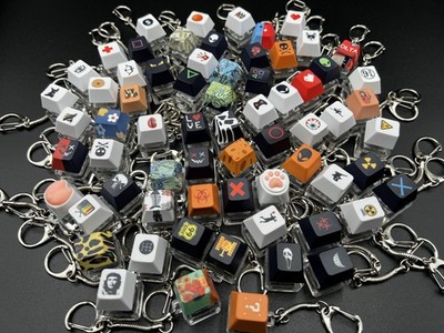 Mechanical Keyboard Keycap Keychain Fidget Toy - YOU CHOOSE!