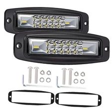  Flush Mount LED Pods 2PCS 7 Inch 120W LED Work 7 Inch 120W Bumper Backup Light