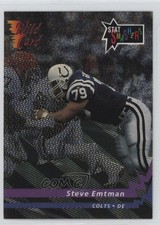 1992 Wild Card Stat Smashers Steve Emtman #SS-9 Rookie RC 9so. rookie card picture