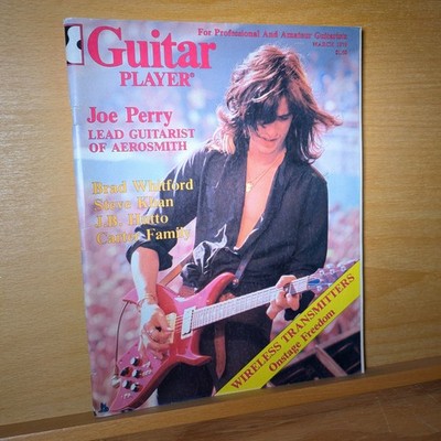 Guitar Player Magazine March 1979 Joe Perry of Aerosmith