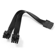 18AWG PCI-e 8 Pin Male to Dual PCIE 8Pin6 2 Female Power Extender Cable