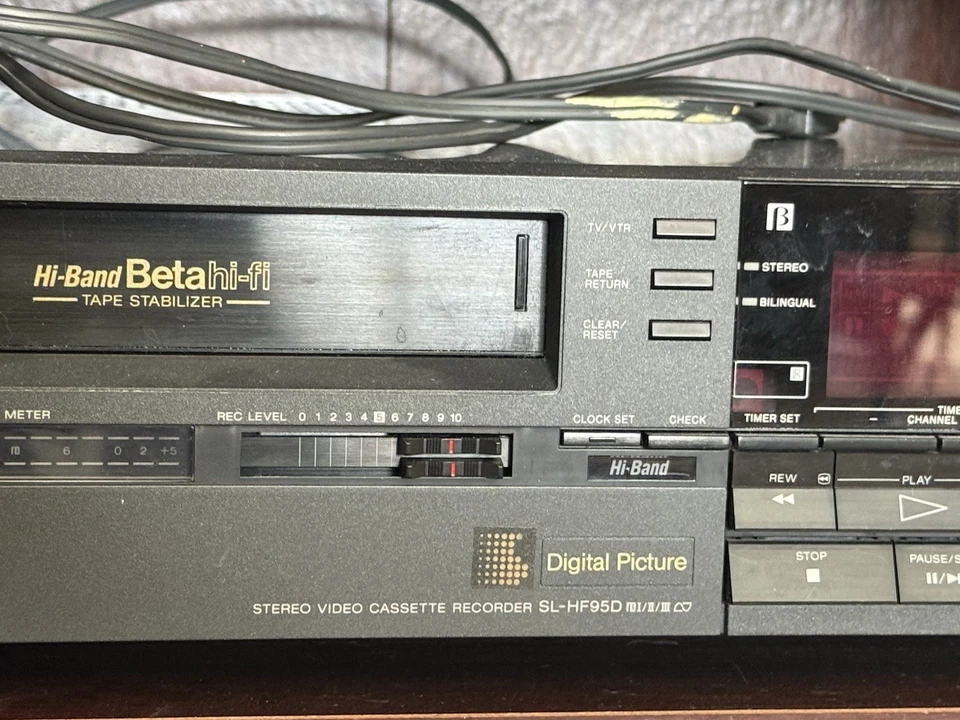 VCR estéreo Sony SL-HF95D Hi-Band Beta Hi-Fi Foto 4 de 4