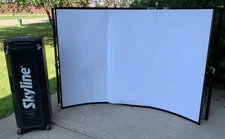6’ x 52" Skyline 3 Panel Pop Up Trade Show Display with Storage Case