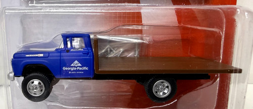 Camión Ford HO Classic Metal Works #30519 - '60 plataforma plana - Georgia Pacific - Nuevo en paquete | Zustand: New