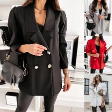 Double Breasted Blazer Jacket For Women