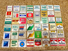 Cigarette Vending Machine Plastic Labels Tags lot of 48 Original 2x2 NOS Vintage