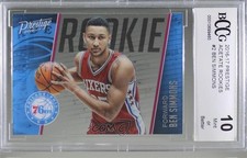 2016 Panini Prestige Acetate Rookies Ben Simmons #2 BCCG 10 Mint or Better 0o9