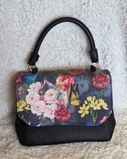 Loungefly Tinkerbell Floral Crossbody Handbag Rare Heart Logo