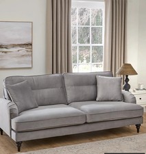 The Very Collection Victoria 4 Seater Fabric Sofa - Grey - RRP £679