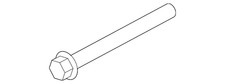 Genuine Nissan Suspension Control Arm Bolt 54459-EN12A