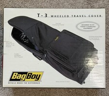 Bag Boy T-3 Wheeled Golf Club Travel Cover Soft Sided fits oversized equip NEW