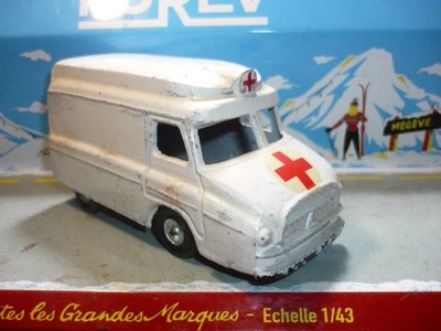 ANCIEN JOUET FRANCE SALZA  CITROEN HY AMBULANCE TOUR CYCLISME TOLE COFALU DINKY - Photo 1/4