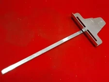 small MITER GAUGE Table Saw the bar is 11" LONG BY .35" WIDE   6m6