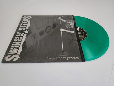 Swingin' Utters ''Here, Under Protest'' GREEN /382 pressed LP VINYL OOP nofx fat