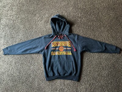 Minnesota Golden Gophers Basketball Hoodie Mens Medium M