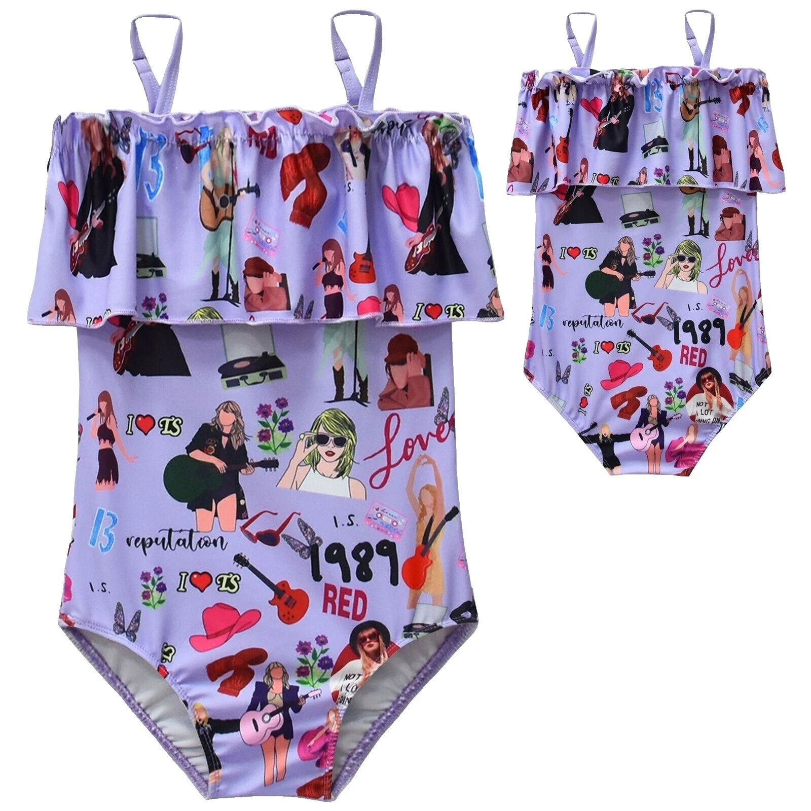 Traje de baño de una pieza Tamaño Regular Pop para Niñas
