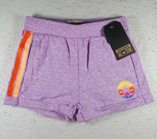 Converse All Star 12M chicas jóvenes Fucsia resplandor nieve Heather Arco  Iris Pantalones Cortos-Nuevo con etiquetas | eBay