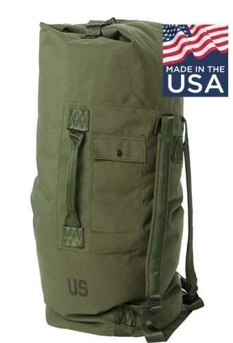 USGI TOP LOAD Duffel Bag OD US Military Sea Duffle Bag NO WRITING