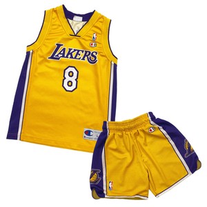Champion La Lakers Kobe Bryant Kids Vest Shorts Vintage Nba Basketball Sport Ebay