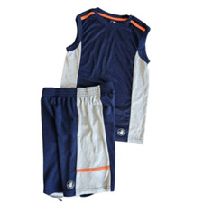 Body Glove Boy's Navy Sleeveless Athletic Jersey Top  Shorts Set Size Medium