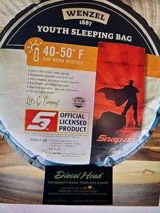 Snap On  SSX21P129 WENZEL YOUTH SLEEPING BAG