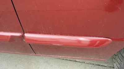 1998 99 00 01 02 2003 JAGUAR XJ8 XJ8L XJR VANDEN PLAS RIGHT FENDER MOLDING RED