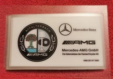 Mercedes-AMG Gmbh Logo Inside Windshield Sticker Decal Genuine HWA 201 817 0301
