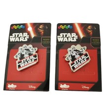 LOT 2 Jibbitz Disney Star Wars The Force Awakens Crocs Shoe Charm - Stormtrooper