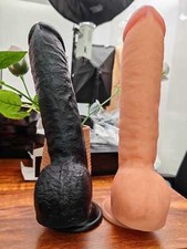 13in Dildo Super Big Extra Large Thick Cock with Balls Suction Cup Dong Sex Toys