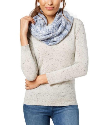 BCBGeneration Space Dyed Loop Scarf Blue Depth