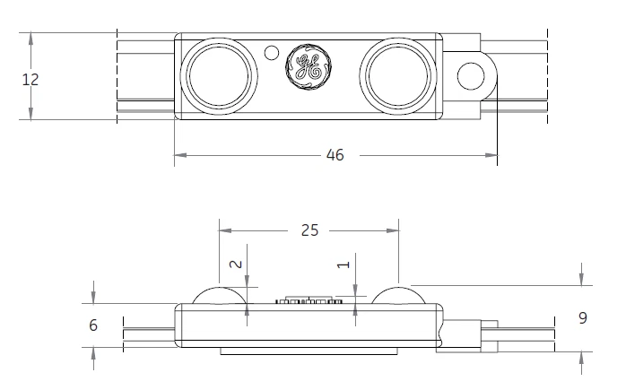 CATENA LED per retroilluminazione 4000K - Led da 5 a 50 moduli (da selezionare) - Immagine 2 di 3
