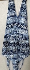 Women's Jantzen One-Piece Blue Bathing Suit Size 16 Retail 108