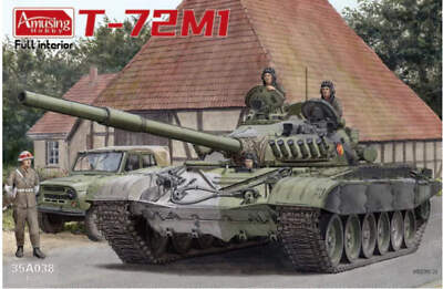 Amusing Hobby 35A038 1/35 T72-M1 Tank with Interior Model Kit