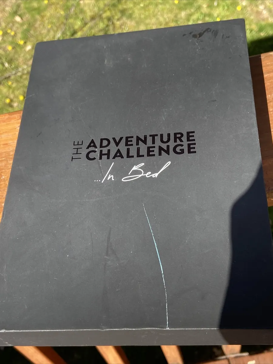 THE ADVENTURE CHALLENGE…IN BED BOOK - Unwrapped but Unscratched - Box  Damage