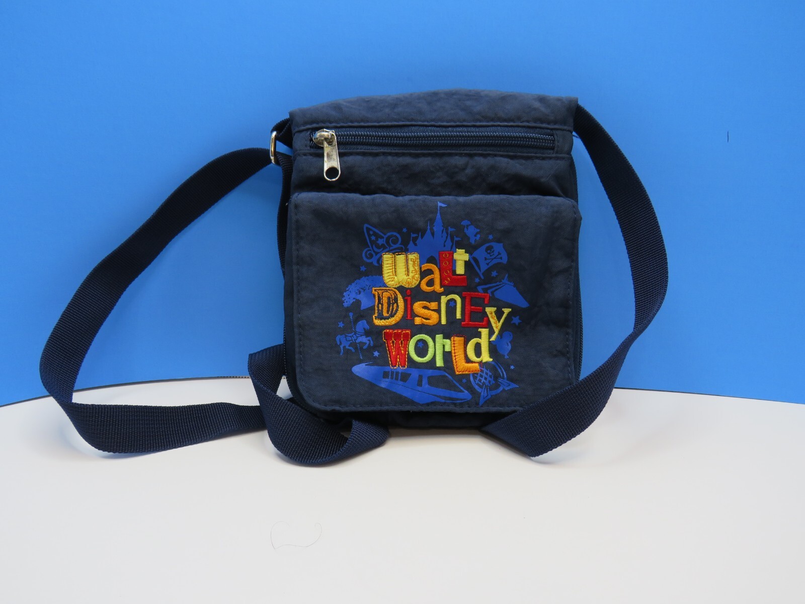Walt Disney World Parks Crossbody Embroidered Organizer Bag/Purse