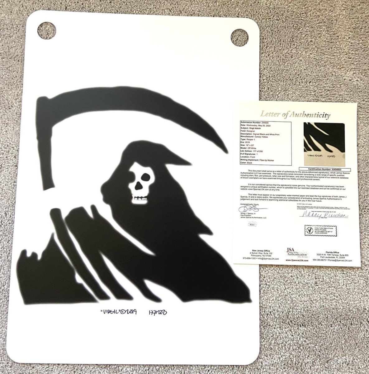 Virgil Abloh Clear Art Print Poster 