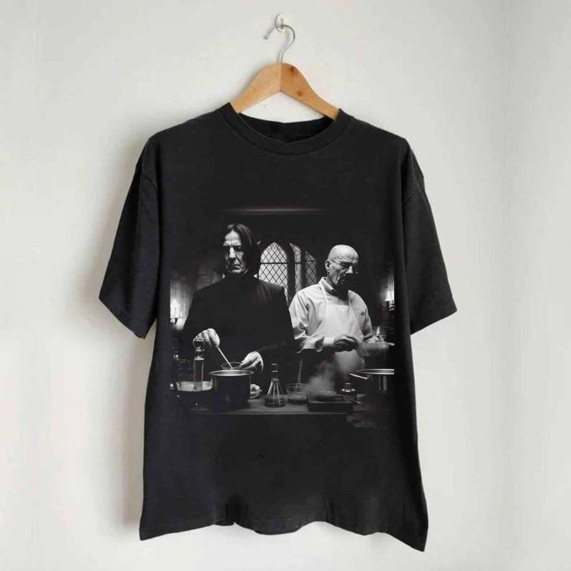 Severus Snape and Walter White In Drug Laboratory Cooking Shirt