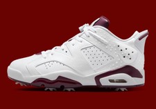 Nike Air Jordan Retro 6 G NRG M23 Bordeaux White DV6796-116 sz 8.5 Men's Golf