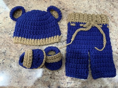 crochet newborn pants