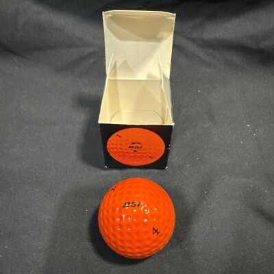 Vintage Slazenger B51 1.62 Orange Golf Ball - Single Ball Box Rare