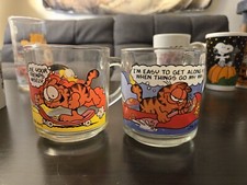 Garfield Characters Coffee Mug Jim Davis McDonald's Made in USA 1978 Vintage