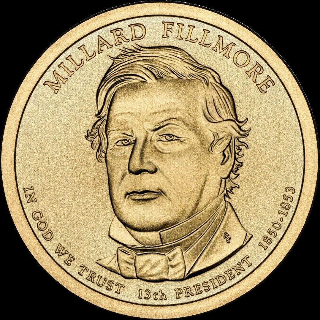 2010 D Millard Fillmore Presidential Dollar Brilliant Uncirculated