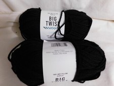 Big Twist Living Black lot of 2 Dye Lot 636957