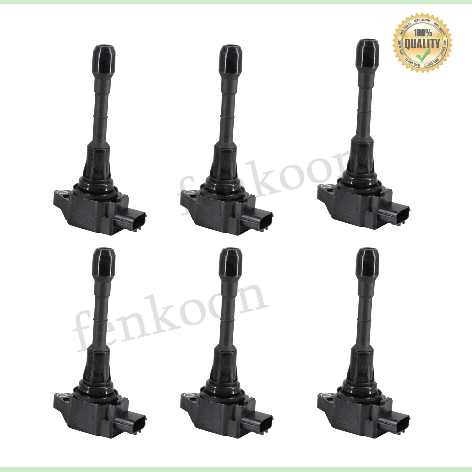 OEM 22448EY00A 6X Ignition Coils For Nissan 370Z Infiniti G37 M37 Q60