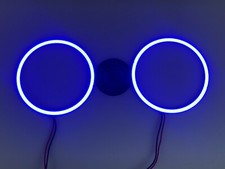 Led Halo Ring Kit Cob Multicolor Single Color 60708090100120140160mm
