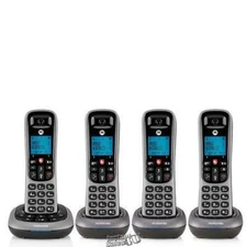 Motorola-Cordless Answering System Base and 4 Handsets