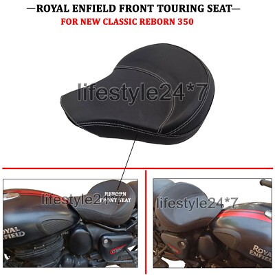 Für Royal Enfield ''Front Customized Premium Touring Seat'' Classic Reborn 350