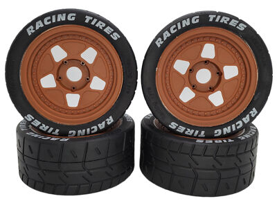 NEW NHX V2 1/8 Alpha SH25 Foam Tires/Wheels 104mm (2) YW FREE US SHIP NEW NHX V2 1/8 Alpha SH25 Foam Tires/Wheels 104mm (2) YW FREE US SHIP